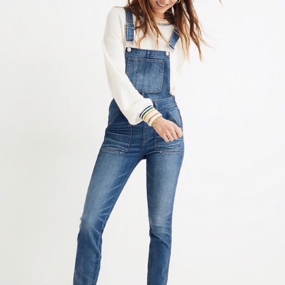 Madewell Skinny Overalls side zip size S - Picture 4 of 12
